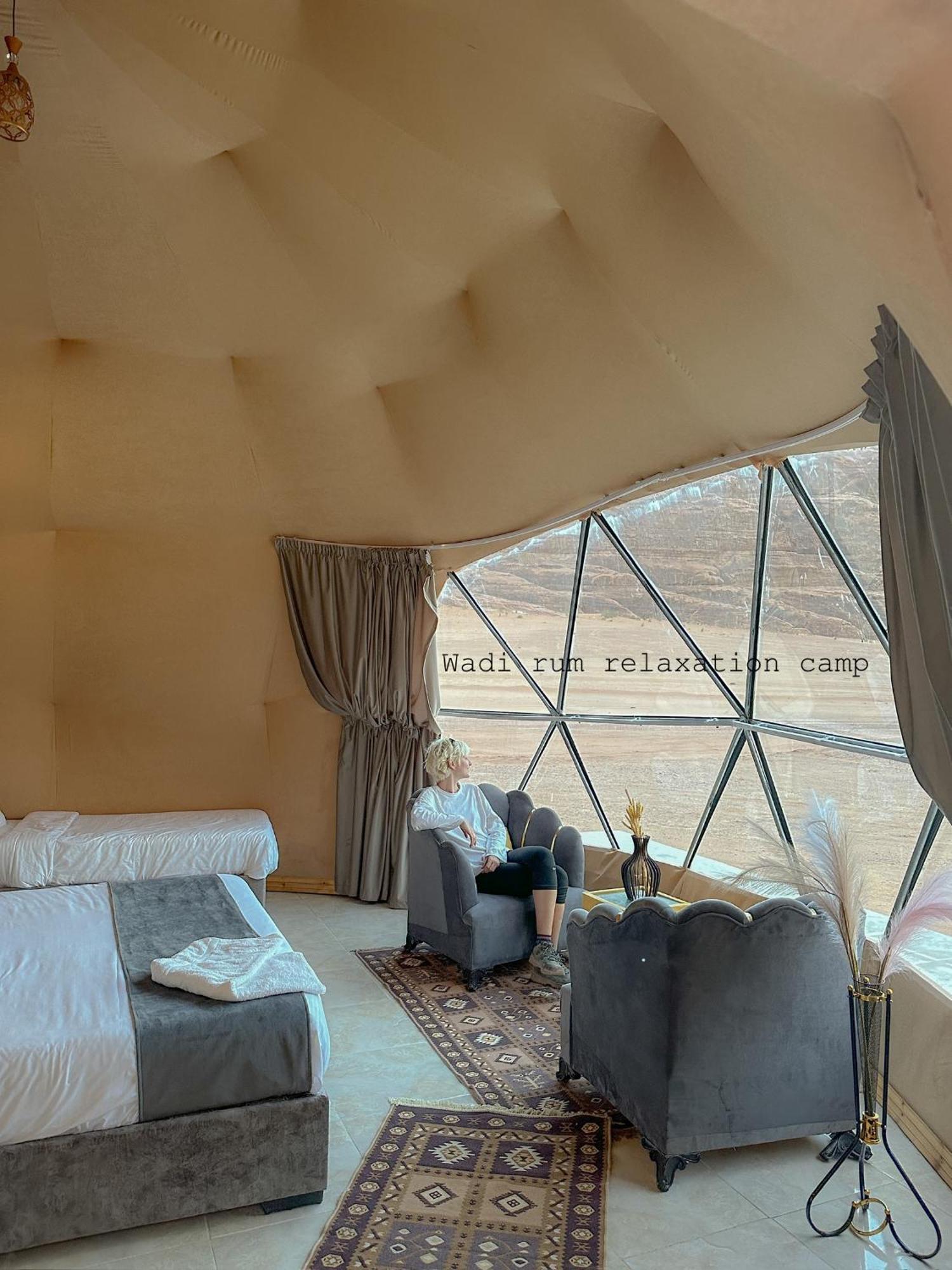 Wadi Rum Relaxation Camp Exterior foto