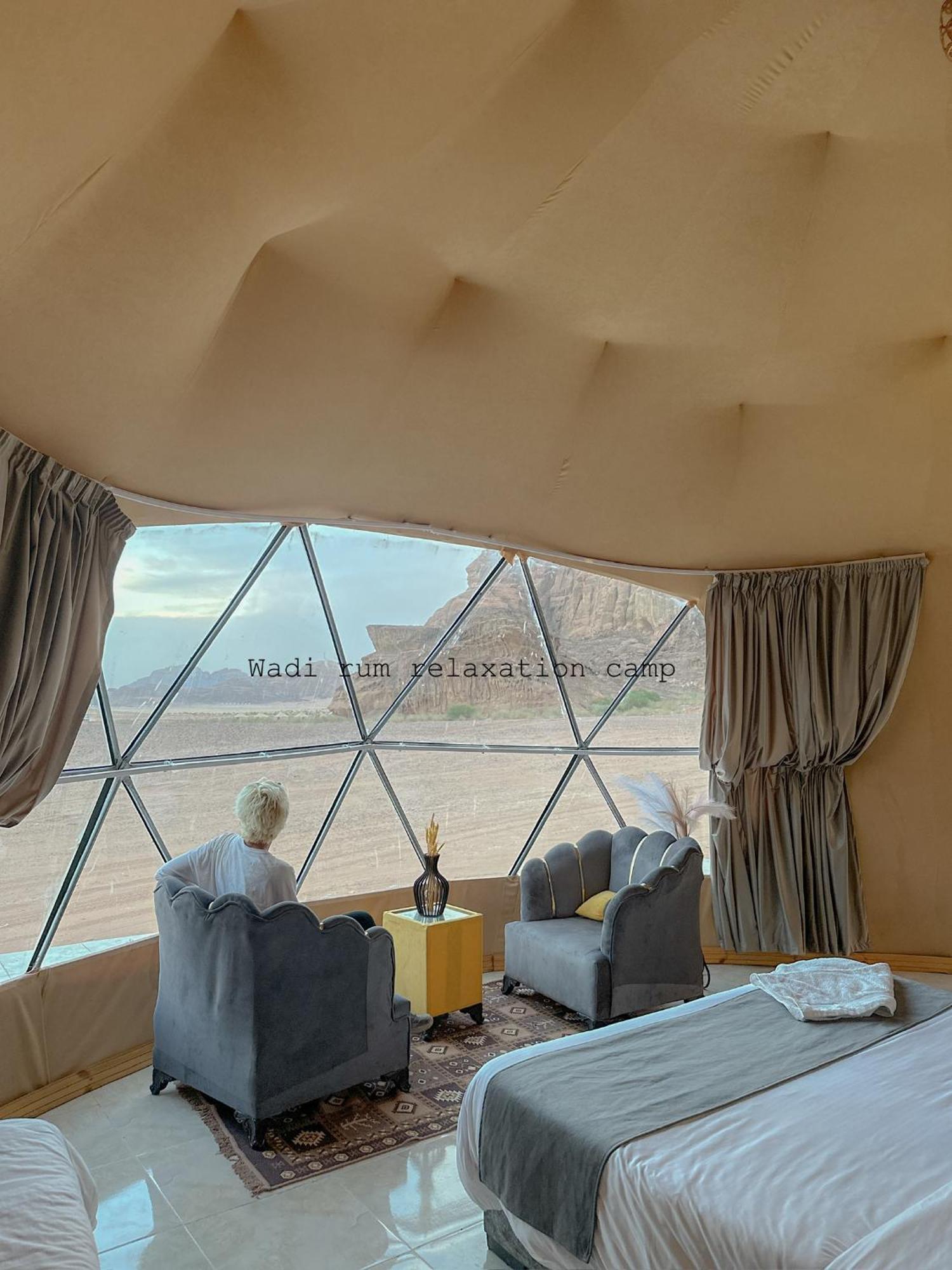 Wadi Rum Relaxation Camp Exterior foto